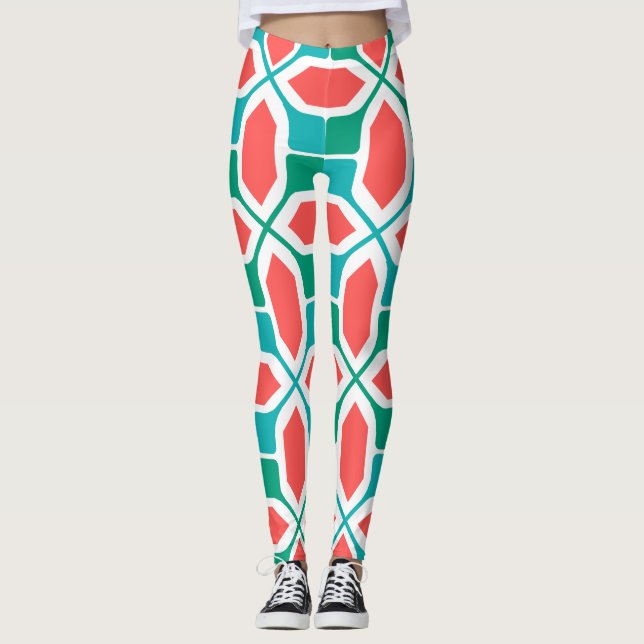 Leggings Mosaico Art Deco (Anverso)