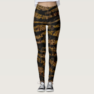 Leggings Mosaico Chic Elegante Safari Glam Jungla