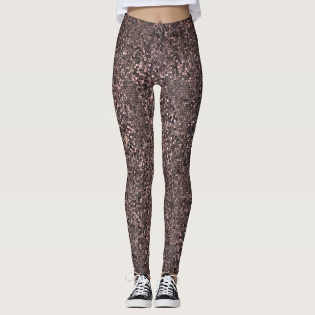 Leggings Mosaico contemporáneo modelado (Anverso)