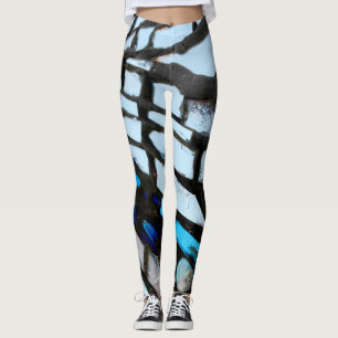 Leggings Mosaico de Espejo Abstracto