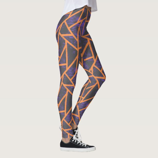 Leggings Mosaico de Halloween patttern (Derecha)