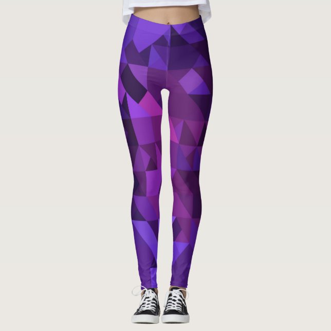 Leggings Mosaico de Triángulo  (Anverso)