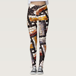 Leggings Mosaico romano tónico de otoño
