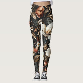 Leggings 🌸 Motif floral élégant et intemporel 🌸