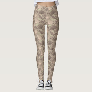 Leggings Motivo floral geométrico escandinavo