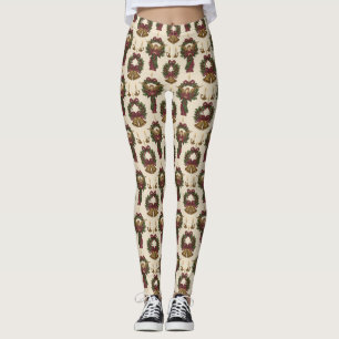 Leggings Motivos clásicos de ángel de Navidad Vacaciones Vi