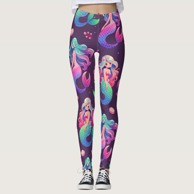 Leggings Motivos de la Sirena y la Marina (Anverso)