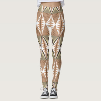 Leggings Motivos Étnicos: Patrón Popular Elegante.