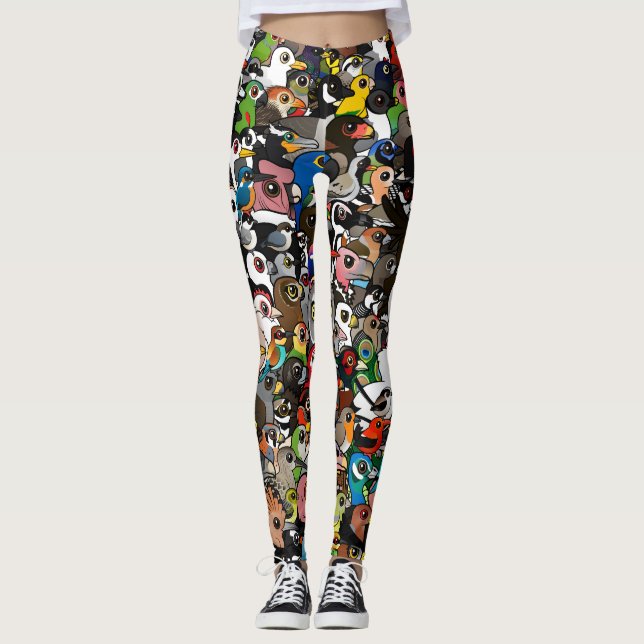 Leggings Muchedumbre de Birdorable (Anverso)