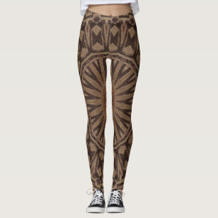 Leggings Mudcloth Yoga Pants Gym Ejercicio Estirar las pier