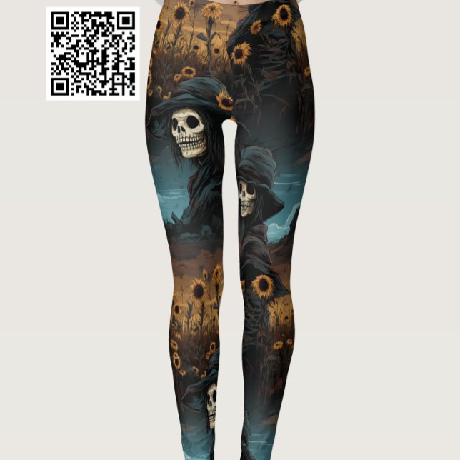 Leggings Muerte Y Sunflower (Subido por el creador)