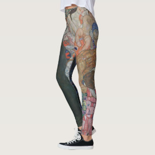 Leggings Muerte y Vida por Gustav Klimt Arte Nouveau Vintag
