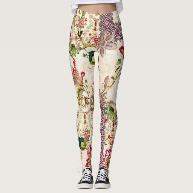 Leggings Mughal Floral Paisley (Anverso)