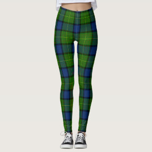 Leggings Muir Moore tartan color azul