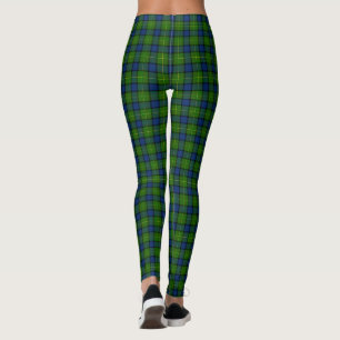 Leggings Muir Moore tartan color azul