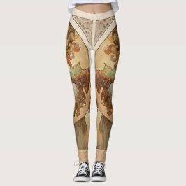 Leggings Mujer Art Nouveau con falsedad de fruta mucha
