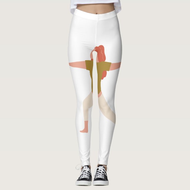 Leggings mujer atletas logo yoga deporte  (Anverso)
