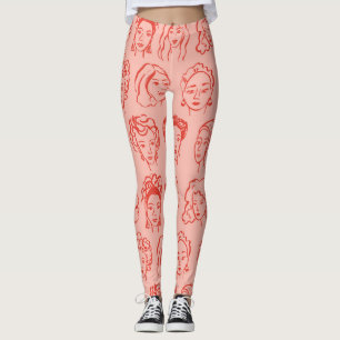Leggings Mujer de moda con la mano puesta
