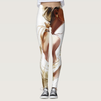 Leggings Mujer De Moda: Retrato Contemporáneo Elegante.