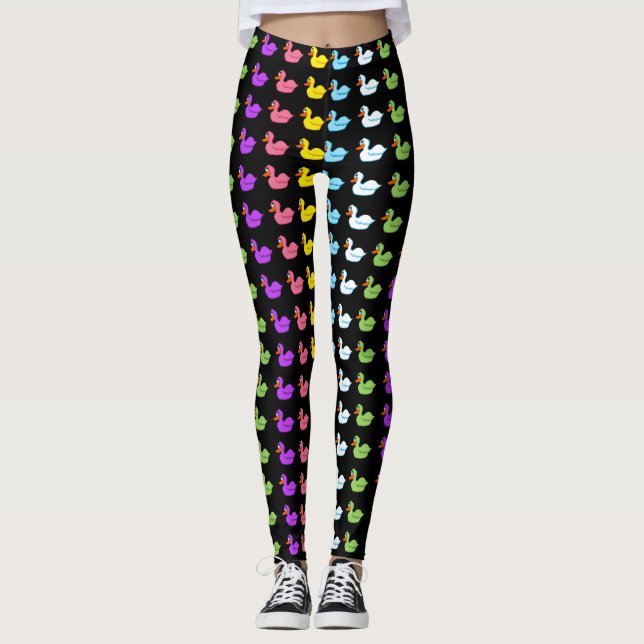 Leggings Mujer Pato Arcoíris (Anverso)