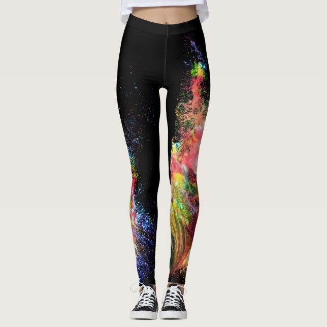 Leggings Mujeres coloridas de Stardust Minimalistic del (Anverso)