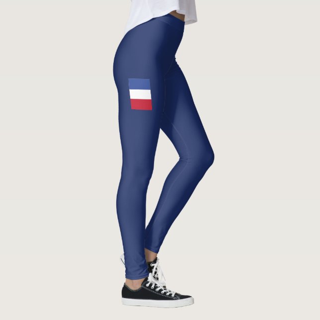 Leggings Mujeres de bandera de Francia (Derecha)