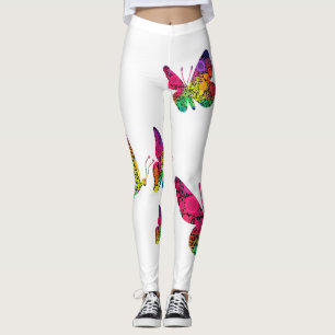Leggings Mujeres de mariposa de piernas