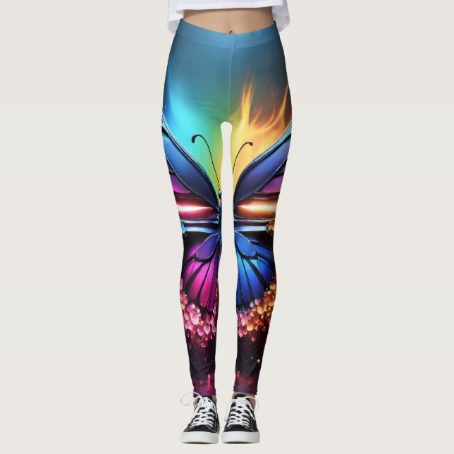 Leggings Mujeres mariposa Ropa (Anverso)