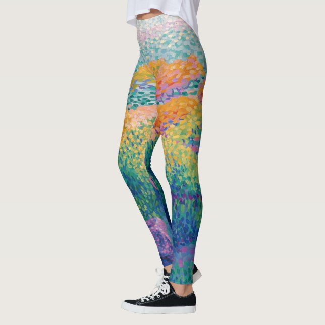 LEGGINGS MUJERES POR LAS LEYES DE PINTURA DE LA COSTA (Izquierda)