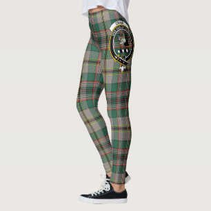 Leggings Mujeres Tartán Cresta Antigua Clan Craig Scotstee