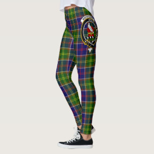 Leggings Mujeres Tartán Cresta Clan Whitefoord Scotstee