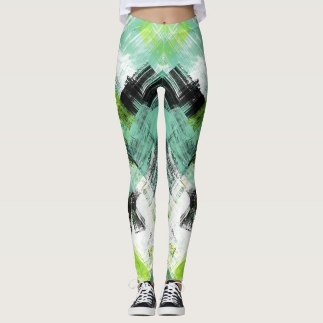 Leggings Multi-Gráficos grunge (Anverso)