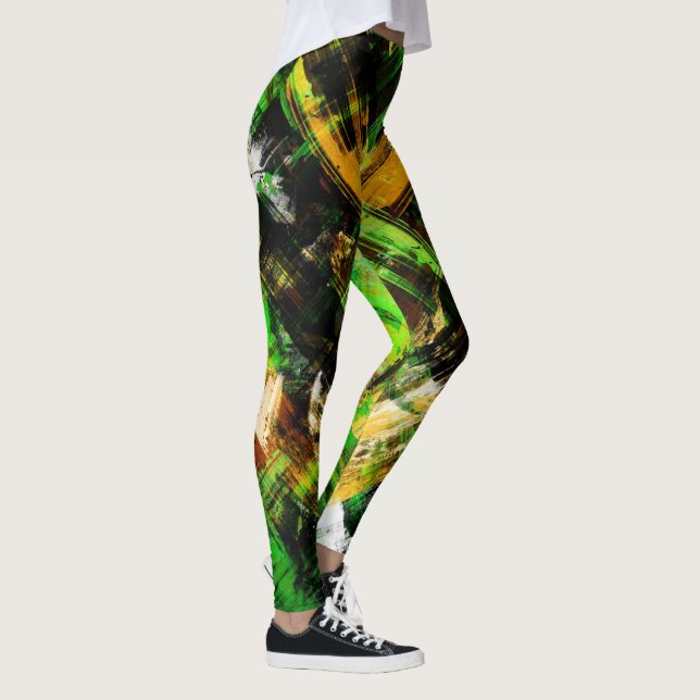 Leggings Multi-Gráficos grunge (Derecha)