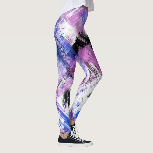 Leggings Multi-Gráficos grunge (Derecha)