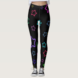 Leggings Multicolored Starry Night