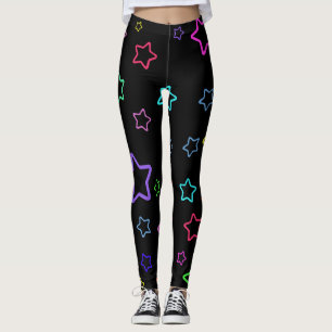 Leggings Multicolored Starry Night