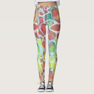 Leggings multicolores