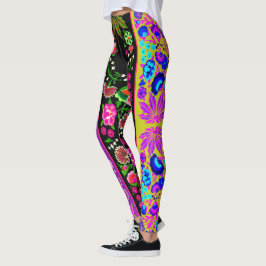 Leggings Múltiple Boho Floral indio vintage