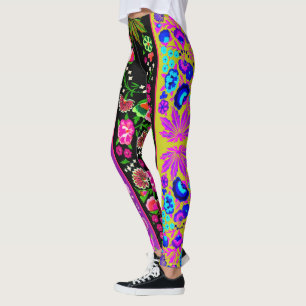 Leggings Múltiple Boho Floral indio vintage
