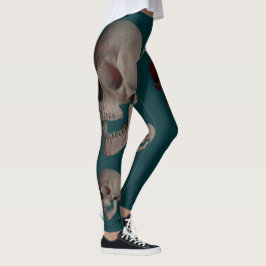 Leggings Multitud de cráneos humanos de risa
