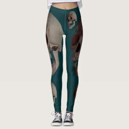 Leggings Multitud de cráneos humanos de risa