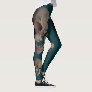Leggings Multitud de reír los cráneos humanos
