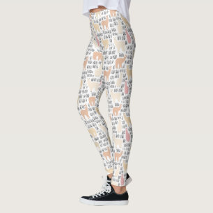 Leggings Multitud del modelo de las alpacas