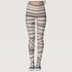 Leggings Mummy Stripes Halloween