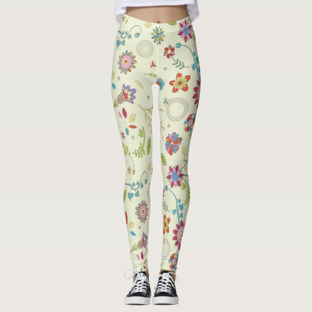 Leggings Mundo de Ensueño Floral (Anverso)