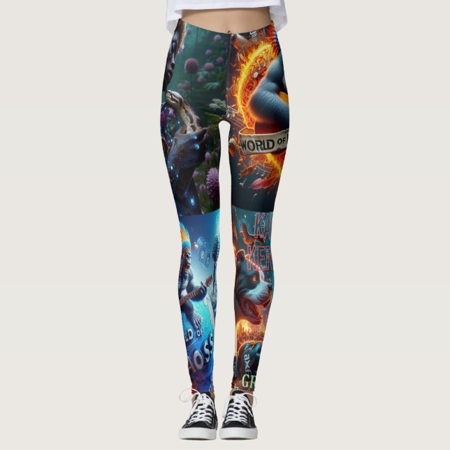 Leggings Mundo de Kaos Tights (Anverso)