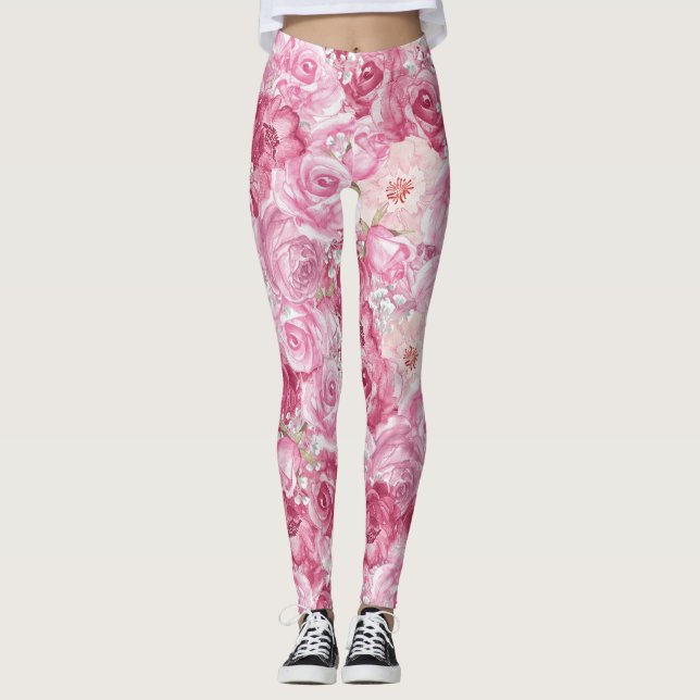 Leggings Mundo De Rosas (Anverso)