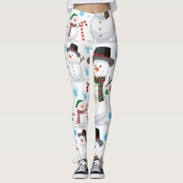 Leggings Muñeco de nieve del navidad