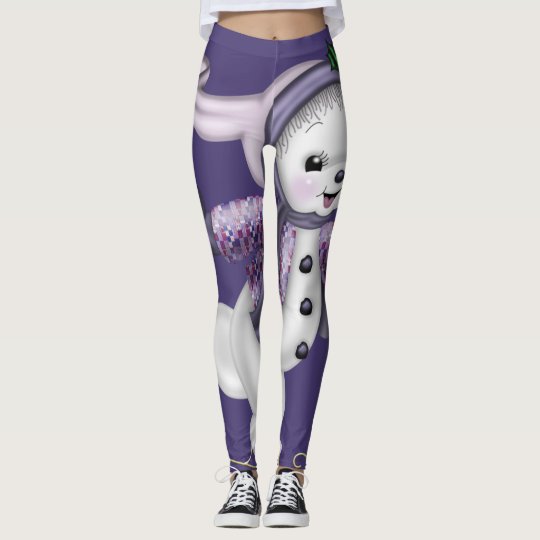 Leggings Muñeco de nieve patinador
