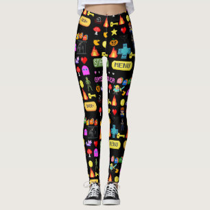 Leggings Murciélago mikitiez videogame pixel halloween espe
